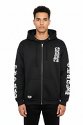 Black Hoodie Half Body