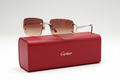 Cartier Glasses on Red Case
