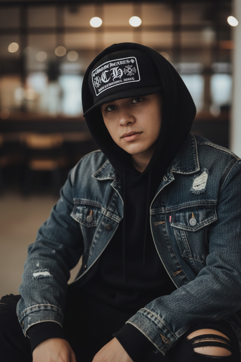 CH Logo Hat Half Body
