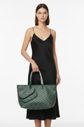 Green Goyard with Pouch - Front