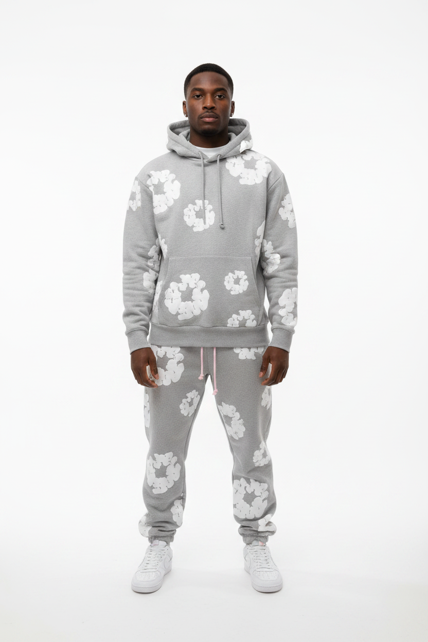 Grey Denim Tears Sweatsuit - Men