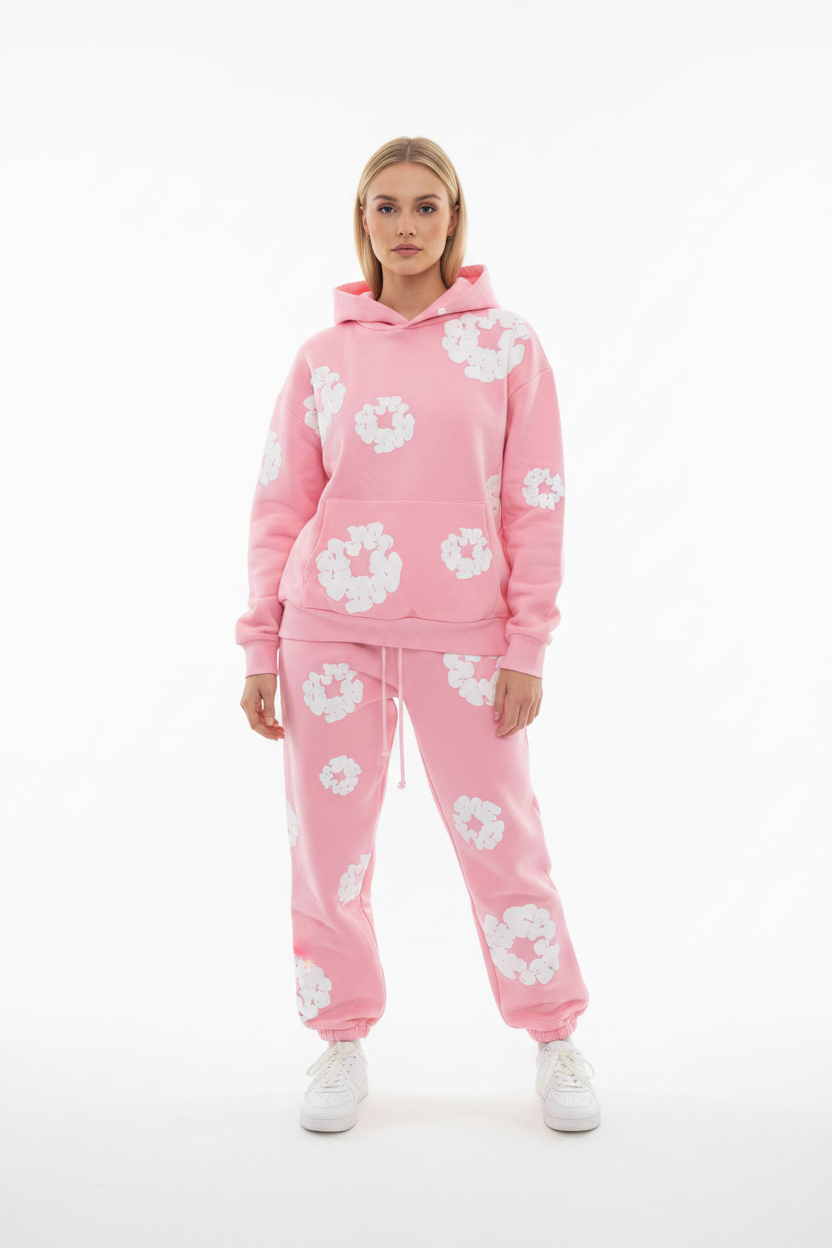 Pink Denim Tears Sweatsuit - Women