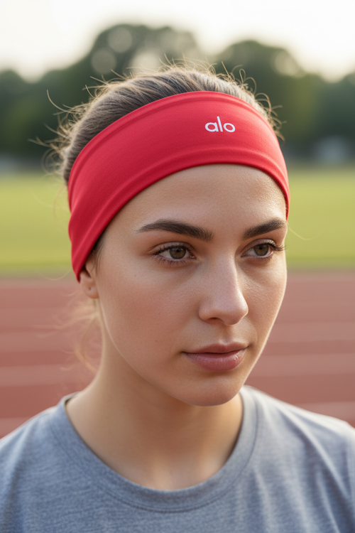 Red ALO Headband